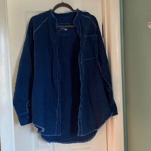 Aerie gauze top pool to the party